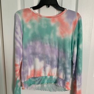 Multicolor long sleeve top
